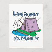 Camping Life Postkarte (Vorderseite)