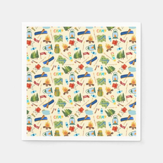Camping Life Serviette (Vorderseite)