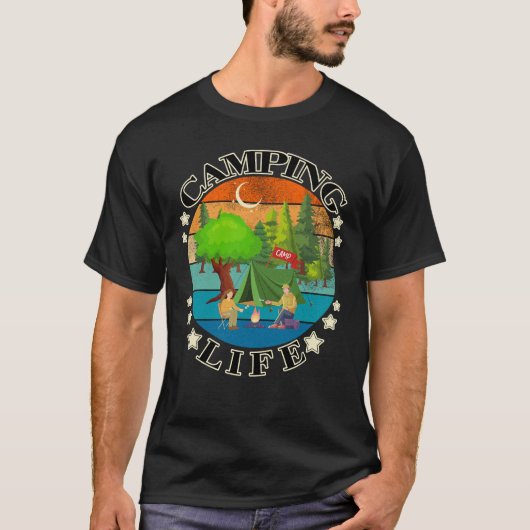 Camping Life T-Shirt (Vorderseite)