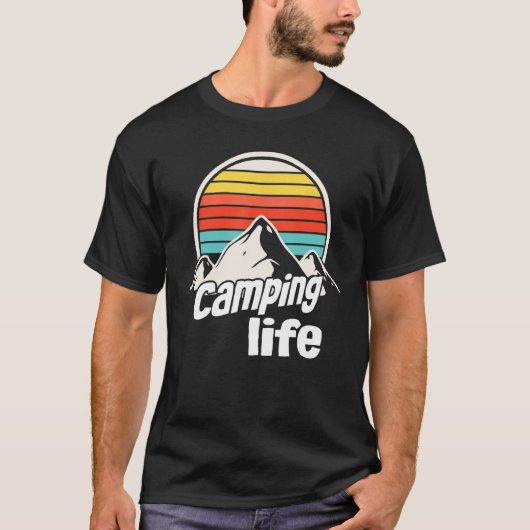 CAMPING LIFE T-Shirt (Vorderseite)