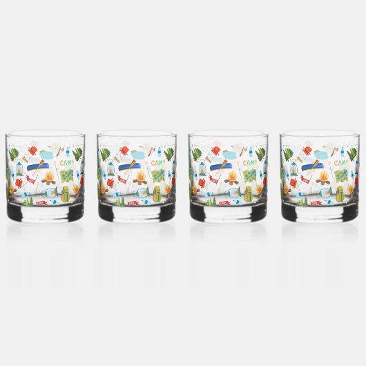 Camping Life Whiskyglas (Vorderseite)