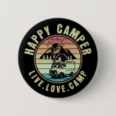 Camping - Live. Liebe. Lager im Freien Button (Vorderseite)