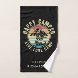 Camping - Live. Liebe. Lager im Freien Handtuch