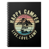 Camping - Live. Liebe. Lager im Freien Notizblock (Vorderseite)