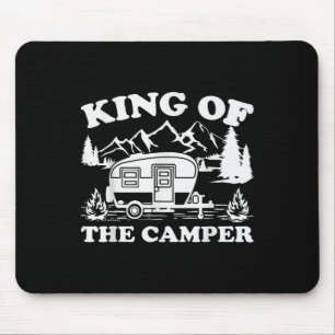 Camping Lover Camper Van King vom Camper Mousepad