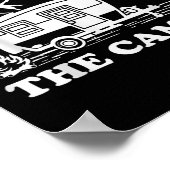 Camping Lover Camper Van King vom Camper Poster (Ecke)