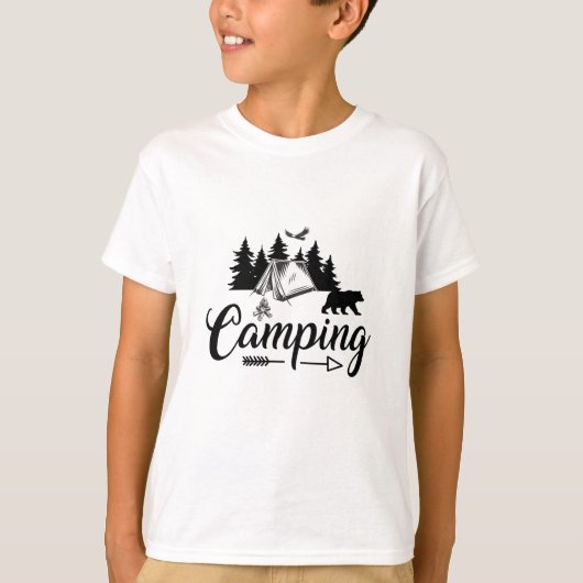 Camping Lover - Cooles Camping T-Shirt (Vorderseite)