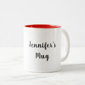 Camping Lovers Buffalo Kariert Trailer Weihnachten Zweifarbige Tasse (VorderseiteRechts)