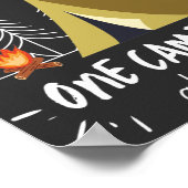 Camping macht Erinnerungen zu einem Campingplatz Poster (Ecke)