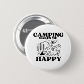 Camping macht mich glücklich button (Vorne & Hinten)