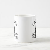Camping macht mich glücklich kaffeetasse (Mittel)