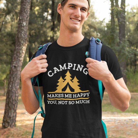 Camping macht mich glücklich T-Shirt