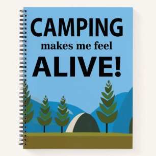 Camping Macht Mich Lebendig Camping Notizblock