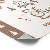 Camping macht Spaß One Happy Camper Poster (Ecke)