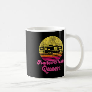 Camping Mädchen Retro Vintage Trailer Park Königin Kaffeetasse