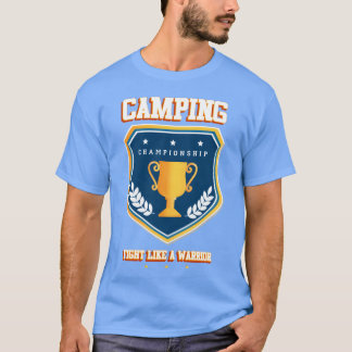 Camping-Mädchen süßes Geschenk T-Shirt