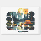 Camping Magnet (Vorderseite)