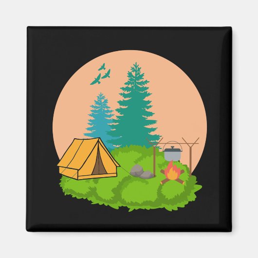 Camping Magnet (Vorne)