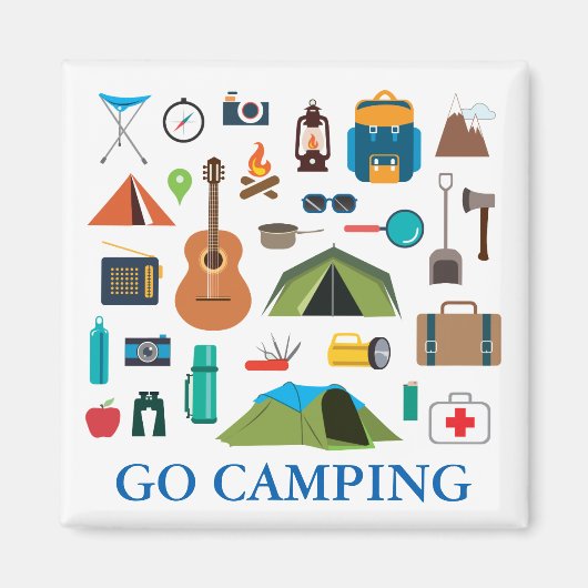 Camping Magnet (Vorne)