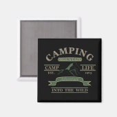 Camping Magnet (Vorderseite/Rückseite)