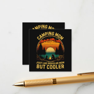 Camping-Mama, genau wie eine normale Mama Begleitkarte