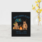 Camping Mama Mama glücklicher Ort Karte (Gelbe Blume)