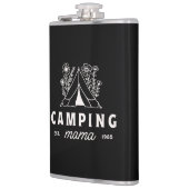 Camping-Mama Sommercamp Camper Müttertag Flachmann (Links)
