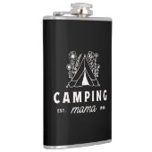 Camping-Mama Sommercamp Camper Müttertag Flachmann (Rechts)