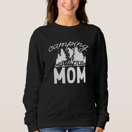 Camping Mama Sweatshirt (Vorderseite)