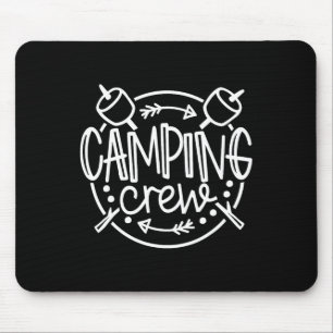 Camping-Mannschaft Lagerfeuer Sommercamp Urlaub Fa Mousepad
