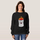 Camping Marshmallow Liebe Marshmallows Sweatshirt (Vorne ganz)