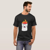 Camping Marshmallow Liebe Marshmallows T-Shirt (Vorne ganz)