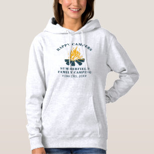 Camping-Matching RV Trip Happy Campers Mama Hoodie