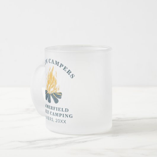 Camping-Matching RV Trip Happy Campers Mama Mattglastasse (Vorderseite Links)