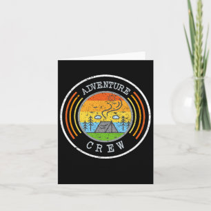Camping Matching Shirts for Family Camper Adventur Karte