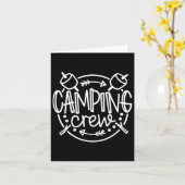Camping Matching-Shirts für Family Camper Group Ca Karte (Gelbe Blume)