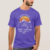 Camping-Matching-Vater für benutzerdefinierte Anwe T-Shirt (Vorderseite)