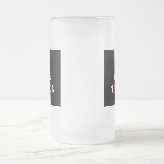 Camping Mattglas Bierglas (Mittel)