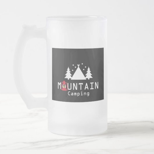 Camping Mattglas Bierglas (Links)