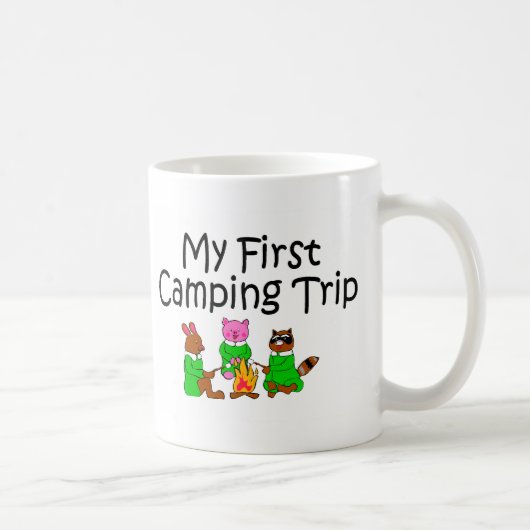Camping meine erste Campings-Reise Kaffeetasse (Rechts)
