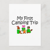 Camping meine erste Reise im Camping Postkarte (Vorderseite)