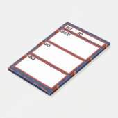 Camping-Menü-Essensplanungstool Post-it Klebezettel (angewinkelt)