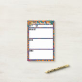 Camping-Menü-Essensplanungstool Post-it Klebezettel (Auf Schreibtisch)