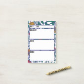 Camping-Menü-Essensplanungstool Post-it Klebezettel (Auf Schreibtisch)