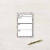 Camping-Menü-Essensplanungstool Post-it Klebezettel (Auf Schreibtisch)