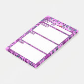 Camping-Menü-Essensplanungstool Post-it Klebezettel (angewinkelt)