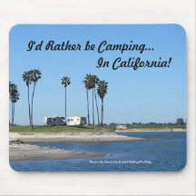 Camping, Mission Bay Beach, Kalifornien