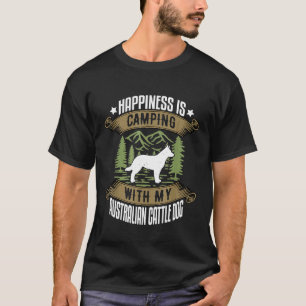 Camping mit australischen Rindern Campingliebhaber T-Shirt