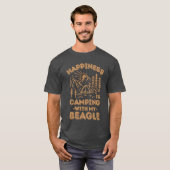 Camping mit Beagle-Freunden T-Shirt (Vorne ganz)