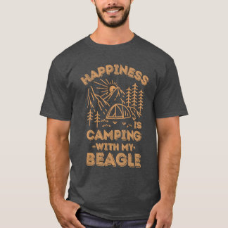 Camping mit Beagle-Freunden T-Shirt